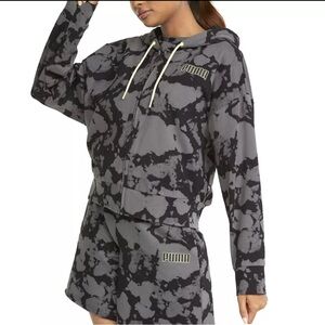 NWOT Puma summer full zip causal tie dye, water color jacket